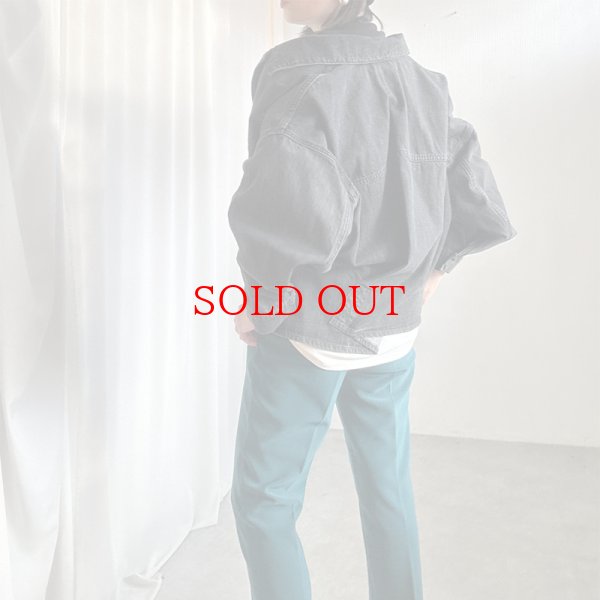 画像4: ●激推しデニムジャケット●【liveご紹介アイテム】back twist denim jacket (4)