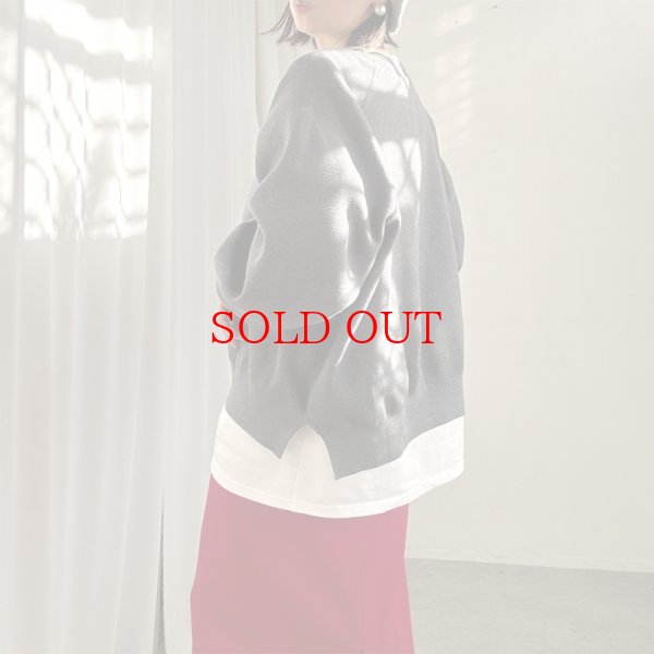 画像12: ●SALE●ニットなのにスエット??●【liveご紹介アイテム】sweat like knit (12)