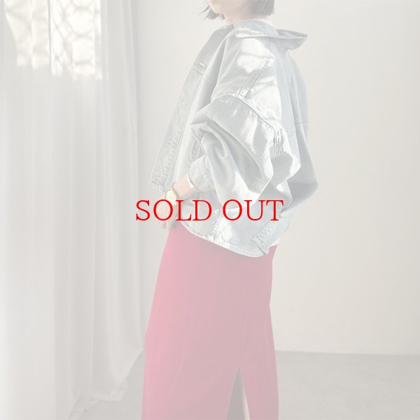 画像15: ●激推しデニムジャケット●【liveご紹介アイテム】back twist denim jacket (15)