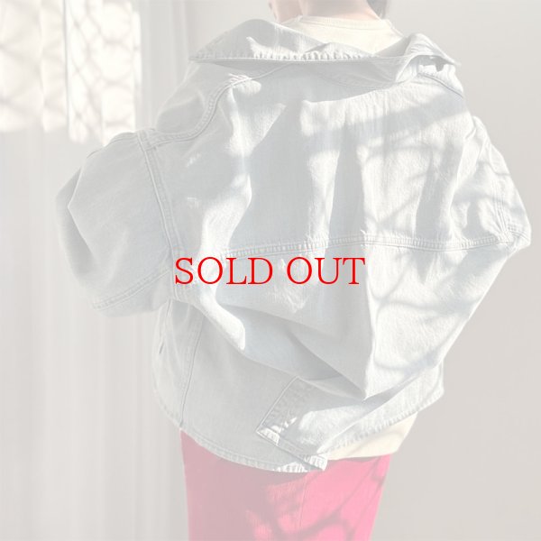 画像11: ●激推しデニムジャケット●【liveご紹介アイテム】back twist denim jacket (11)