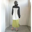 画像3: ●ニットとシャツがドッキング●【liveご紹介アイテム】docking design border knit (3)