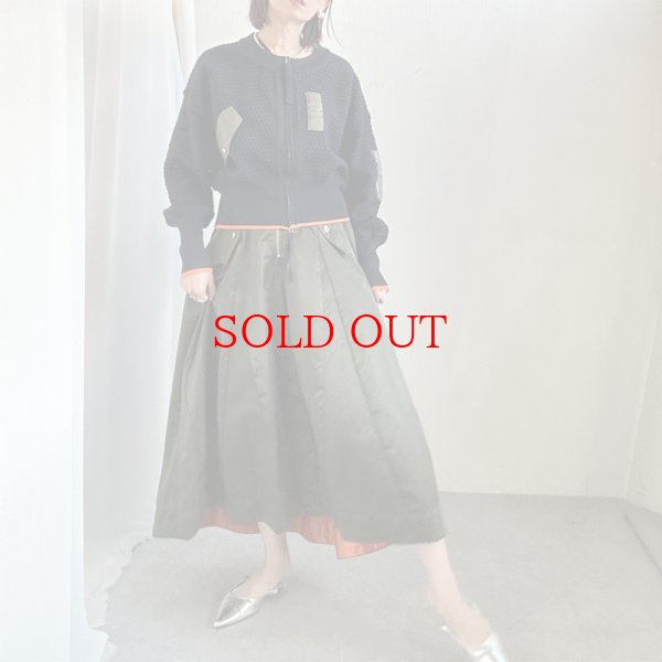 画像6: ●オレンジがポイント●【liveご紹介アイテム】point color MA-1 skirt (6)
