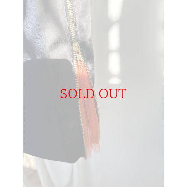 画像4: ●チュールがポイント●【liveご紹介アイテム】zip design tulle narrow skirt (4)