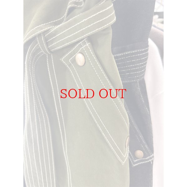 画像4: ◆【LIVEご紹介アイテム】】●hi-waist stitch design denim (4)