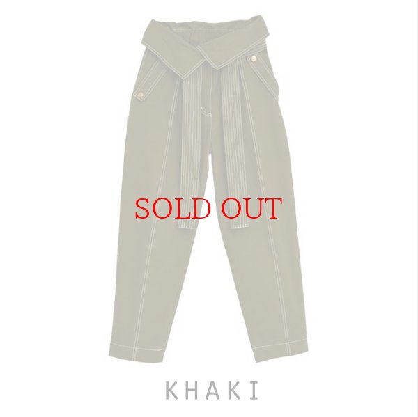 画像2: ◆【LIVEご紹介アイテム】】●hi-waist stitch design denim (2)