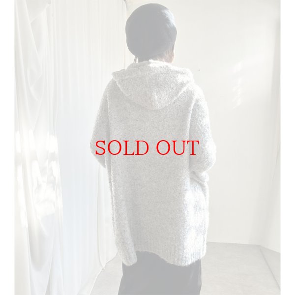 画像7: ●SALE●【liveご紹介アイテム】ネップヤーンオーバーフーディニット (7)