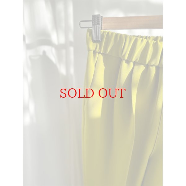 画像5: ●大人のカラーパンツ●【liveご紹介アイテム】ライムカラーテーパードパンツ (5)