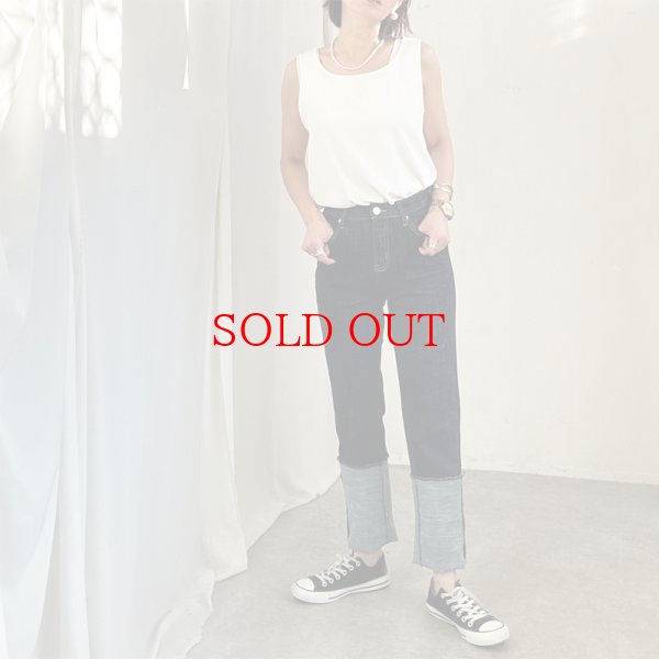 画像10: ●革命デニムシリーズ●ご予約●【LIVEご紹介アイテム】●受注●ロールアップボーイズデニム (10)