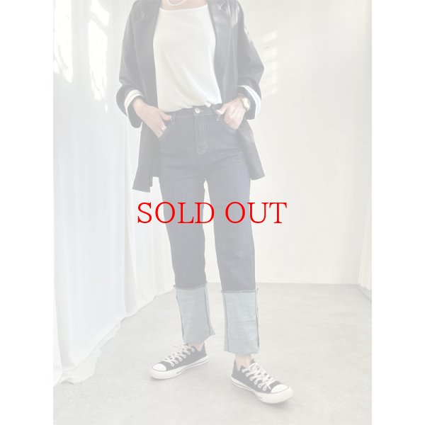 画像11: ●革命デニムシリーズ●ご予約●【LIVEご紹介アイテム】●受注●ロールアップボーイズデニム (11)