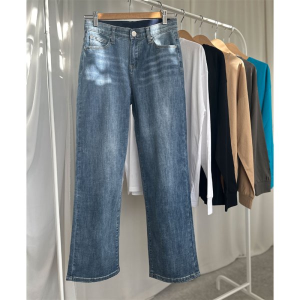 画像2: ●革命デニムシリーズ●【LIVEご紹介アイテム】●受注●ストレートデニム (2)