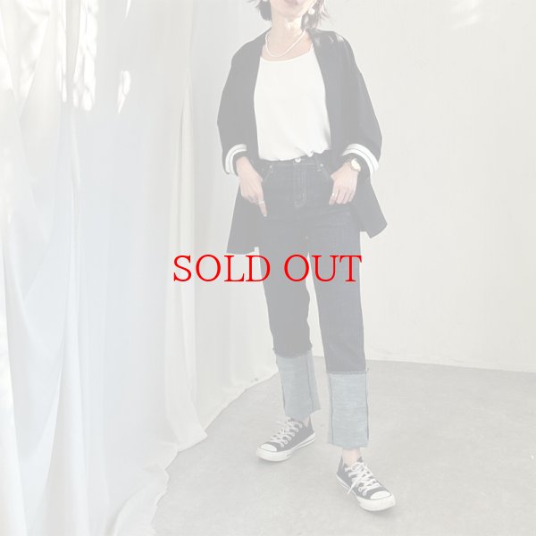 画像2: ●革命デニムシリーズ●ご予約●【LIVEご紹介アイテム】●受注●ロールアップボーイズデニム (2)