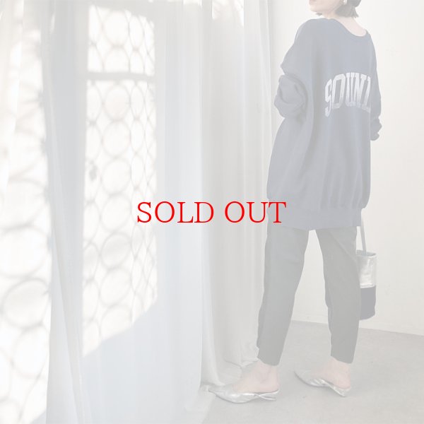 画像4: ●前後2way【liveご紹介アイテム】2wayオーバーサイズロゴスエット (4)