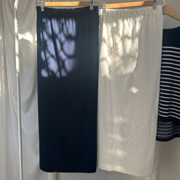 画像43: ●2025NEWカラー登場!!●激推し●リブナロースカート●LAMERの着回しベースアイテム●rib narrow skirt (43)