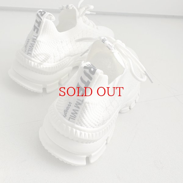 画像15: ◆在庫限りで終了●めちゃくちゃ軽くて履き心地◎外反母趾の方にもオススメ●【liveご紹介アイテム】モノトーンニットスニーカー (15)