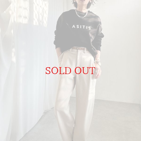 画像2: ●裏起毛●大人のシンプルロゴスエット●【liveご紹介アイテム】simple logo sweat (2)