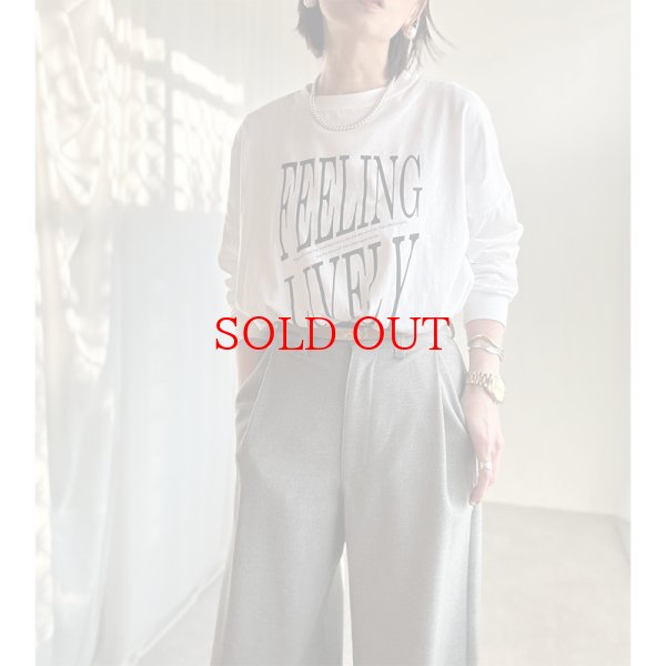 画像2: ●SALE●【LIVEご紹介アイテム】●オーバーサイズロゴロンT (2)