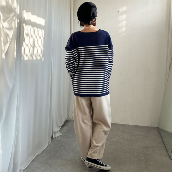 画像6: ●SALE●【LIVEご紹介アイテム】●ボーダーオーバープルオーバー (6)