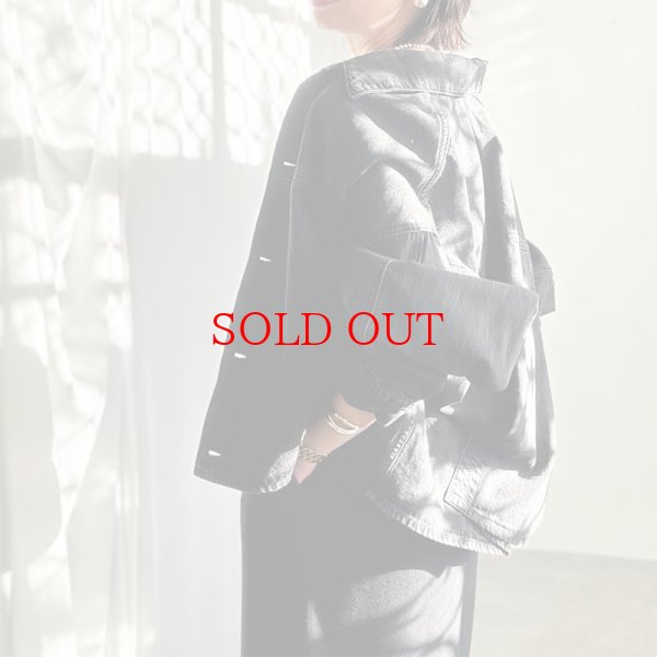 画像23: ●激推しデニムジャケット●【liveご紹介アイテム】back twist denim jacket (23)