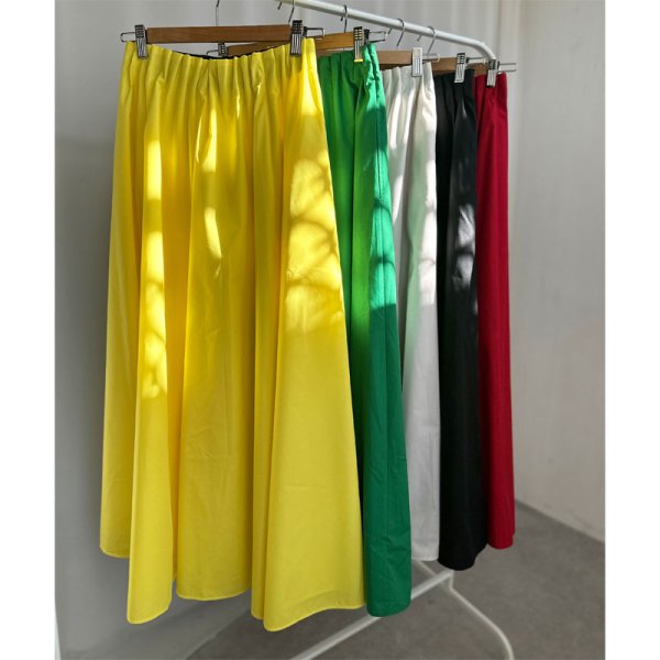 画像22: ●新色追加!!●広がらないフレアスカート●激推し●LAMER着回しアイテム【LIVEご紹介アイテム】●タックフレアスカート (22)