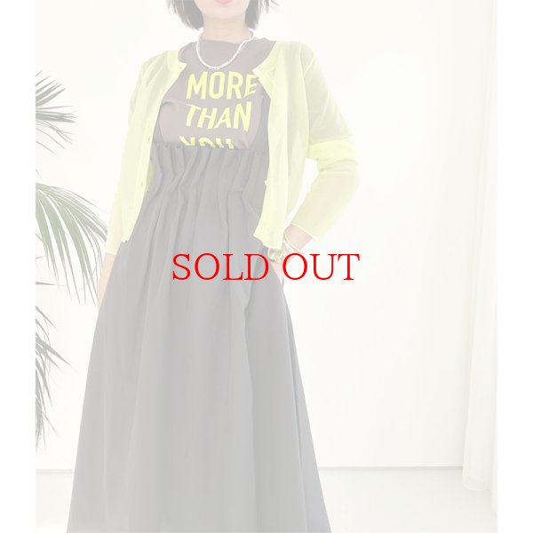 画像9: ●在庫限り●【LIVEご紹介アイテム】●ハイウエストタックフレアワンピ (9)