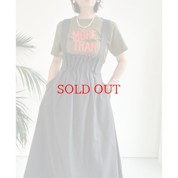 画像3: ●在庫限り●【LIVEご紹介アイテム】●ハイウエストタックフレアワンピ (3)