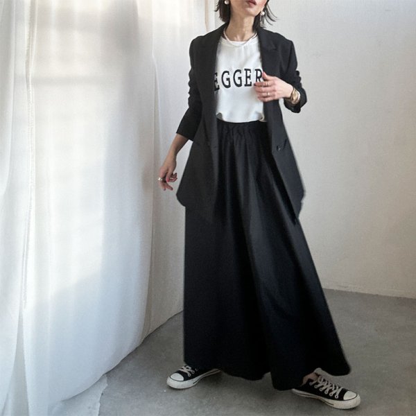 画像10: ●新色追加!!●広がらないフレアスカート●激推し●LAMER着回しアイテム【LIVEご紹介アイテム】●タックフレアスカート (10)