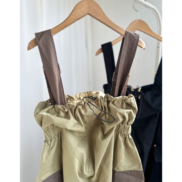 画像3: ●SALE●【LIVEご紹介アイテム】●ウエストデザインサロペワンピ (3)