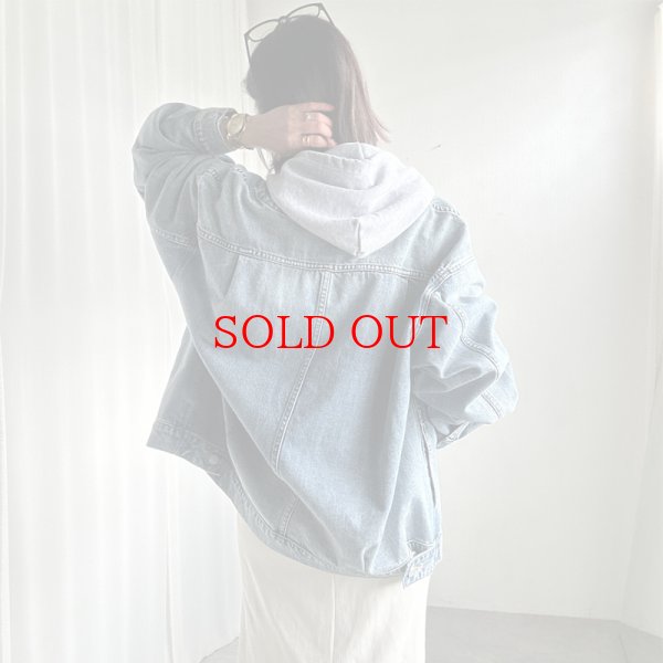 画像12: ●最終追加【1/28 LIVEご紹介アイテム】●ノーカラーデニムジャケット (12)