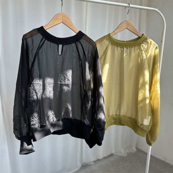 画像2: ●レイヤードコーデにおすすめ●【LIVEご紹介アイテム】●シアープルオーバー (2)