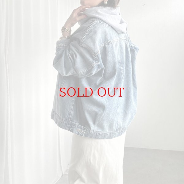 画像11: ●最終追加【1/28 LIVEご紹介アイテム】●ノーカラーデニムジャケット (11)