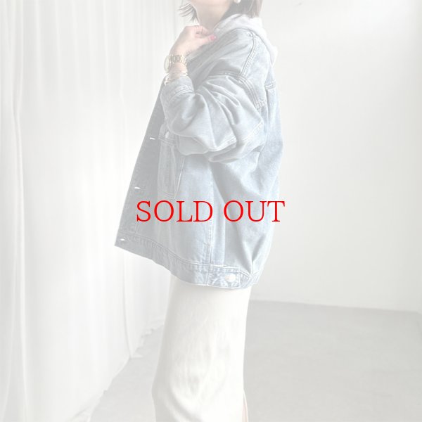 画像9: ●最終追加【1/28 LIVEご紹介アイテム】●ノーカラーデニムジャケット (9)