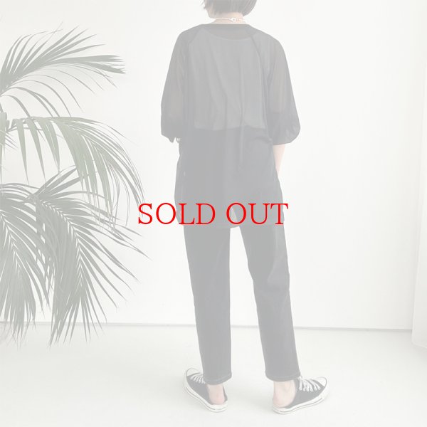 画像8: ●伸びーるデニム●ストレッチ抜群!!!●【LIVEご紹介アイテム】ストレッチテーパードデニム (8)