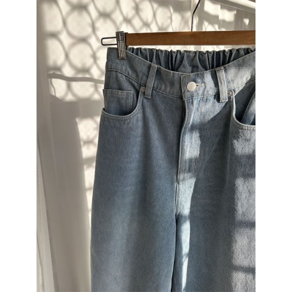 画像6: ●配色がオシャレなデザインデニム●【LIVEご紹介アイテム】●ポケットデザインワイドデニム (6)