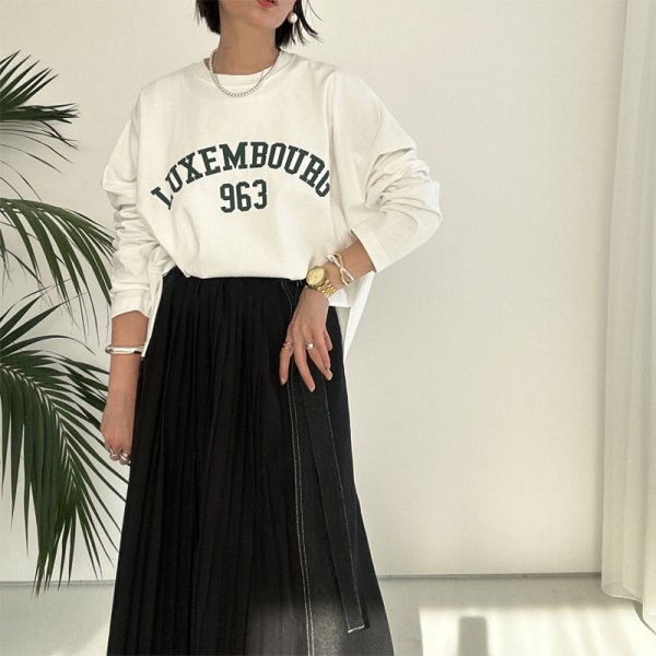 画像6: ●デニム×プリ―ツドッキング(セットアップ可能)●【LIVEご紹介アイテム】プリーツドッキングデニムスカート (6)