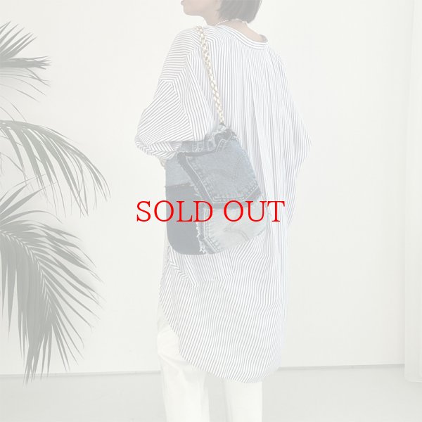 画像3: ●さらっと羽織れる【LIVEご紹介アイテム】ストライプオーバーシャツ (3)