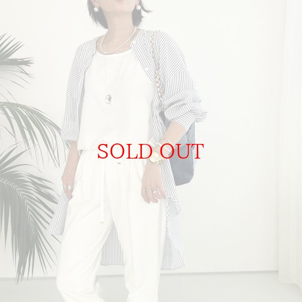 画像5: ●さらっと羽織れる【LIVEご紹介アイテム】ストライプオーバーシャツ (5)