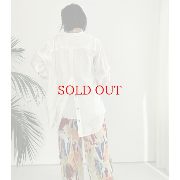 画像2: 奇跡在庫!!【LIVEご紹介アイテム】●バックスリットシャツ (2)