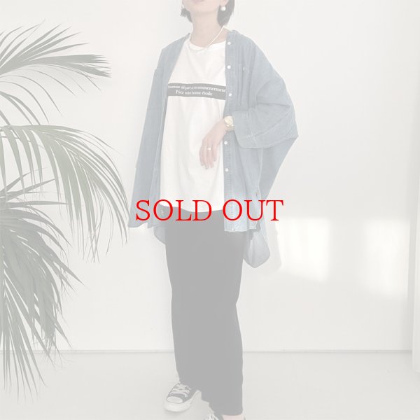 画像6: 【LIVEご紹介アイテム】●オーバーシルエットデニムシャツ (6)