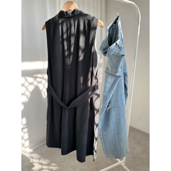 画像2: ●細見え!?シルエット●夏でも着れちゃう大人ジレ【LIVEご紹介アイテム】● (2)