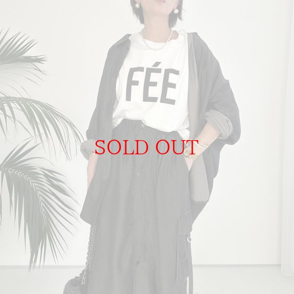 画像9: ●テロテロ素材●【LIVEご紹介アイテム】ブラックデニムオーバーシャツ(セットアップ可能) (9)