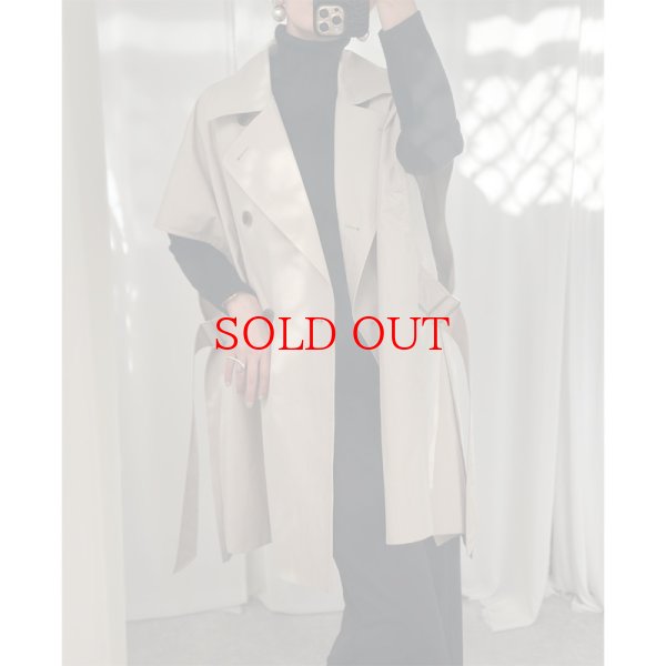 画像5: ●奇跡在庫!!●【LIVEご紹介アイテム】トレンチオーバーベスト (5)