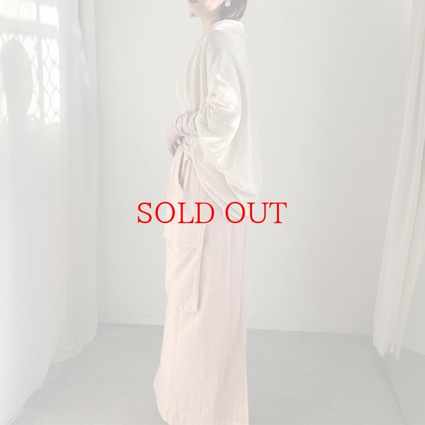 画像12: ●カラーが可愛い!!●【LIVEご紹介アイテム】ピンクリネンカーゴスカート (12)