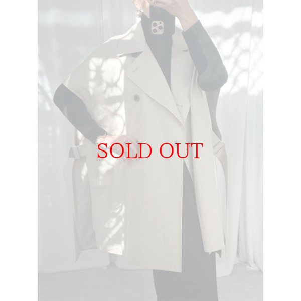 画像6: ●奇跡在庫!!●【LIVEご紹介アイテム】トレンチオーバーベスト (6)
