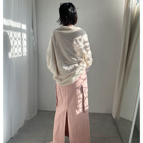 画像4: ●春夏の羽織に最適●【LIVEご紹介アイテム】シアードルマンカーデ (4)