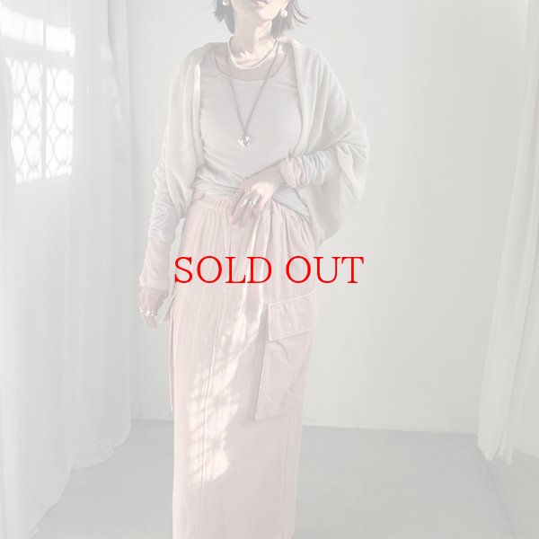 画像11: ●カラーが可愛い!!●【LIVEご紹介アイテム】ピンクリネンカーゴスカート (11)