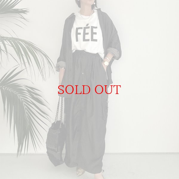 画像10: ●テロテロ素材●【LIVEご紹介アイテム】ブラックデニムオーバーシャツ(セットアップ可能) (10)