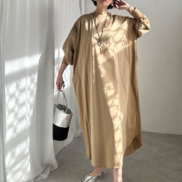 画像2: ●SALE●【LIVEご紹介アイテム】オーバーシルエットドッキングワンピ (2)