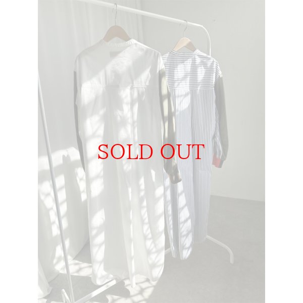 画像8: 【LIVEご紹介アイテム】MA-1ドッキングシャツワンピ (8)