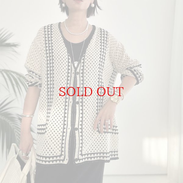 画像3: ●SALE●【LIVEご紹介アイテム】クロシェカーディガン (3)