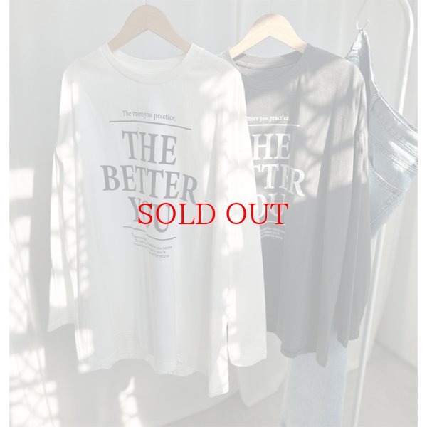 画像2: ●再販●大人っぽロゴ【LIVEご紹介アイテム】●シンプルロゴロンT (2)